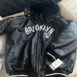 Brooklyn Nets NBA Men's Dri-FIT NBA Full-Zip Hoodie